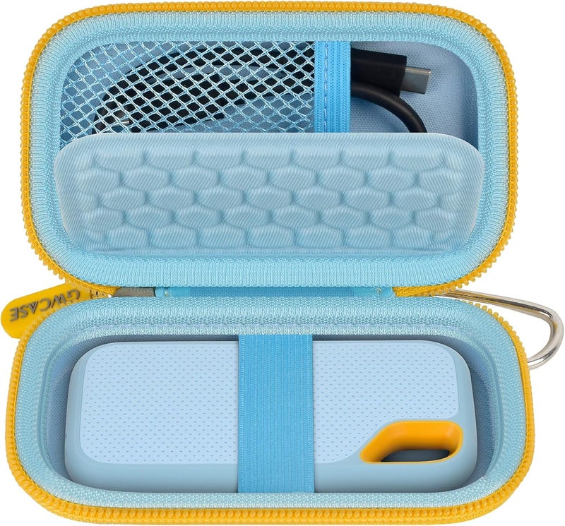 GWCASE Hard Case Compatible with SanDisk Extreme PRO 500GB 1TB 2TB 4TB Portable External SSD. Carrying Travel Holder for Crucial X8 Solid State Drive (Box Only)-Blue - Image 1